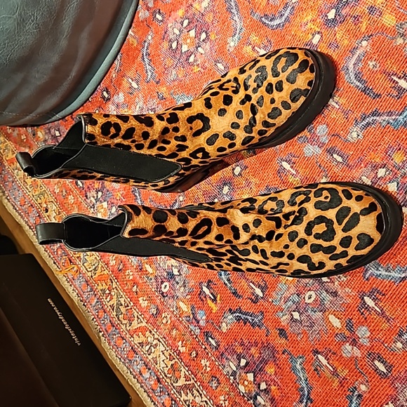 AEROSOLES Leopard print calf hair boots size 7 .🐆🐆🐆🐆🐆 - Picture 5 of 5